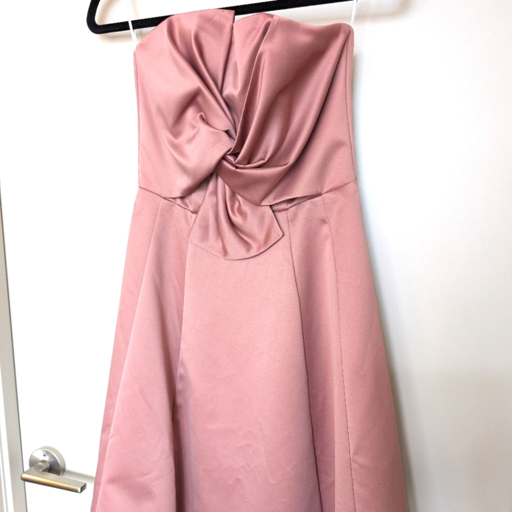 H&M Pink Strapless Dress